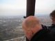 Ballonvaart van Rotterdam naar Zuid-Beijerland, over Oud-Beijerland en de Hoeksche Waard. Boven Rotterdam.